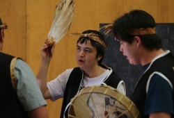 Groups from other Nuu-chah-nulth territories came to Ahousaht for the event, including performers from the Ditidaht First Nation.