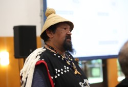 “It’s now time to sit with out people and give them a compassionate ear, get them away from the chaos that’s going on,” said Hasheukumiss, Ahousaht’s acting Tyee Ha’wilth, on June 2, after his on-reserve community suffered two alcohol-related deaths in one week. (Eric Plummer photo)