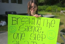 In mid June more than a dozen young people recently took part in a summer walk to raise awareness about men’s mental health and the lack of resources available for them.