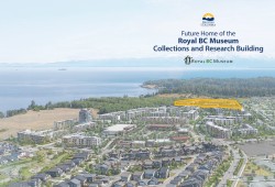 The new collections and research building will be located in Colwood. (RBCM image)