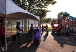 The International Overdose Awareness Day event was held at Port Alberni's Harbour Quay at the end of another hot day on Aug. 31.