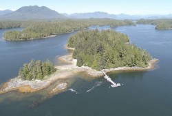 Keith Island, known as Kakmakimilh to the Tseshaht, is among the cluster of land formations in Barkley Sound. (Submitted photo) 
