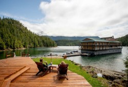 Assets of the former tour company Ocean Outfitters were purchased in February, after the MHSS acquisition of Tofino Wilderness Resort (pictured) in 2022. (Tofino Wilderness Resort photo)
