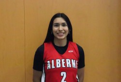 Natalie Clappis, of Huu-ay-aht First Nation, is a Grade 12 student at Alberni District Secondary School and captain of the senior girls basket ball team. (Alexandra Mehl photo)