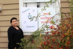 Alvina Desjarlais works at the Port Alberni’s Kuu-us Crisis Line Society (KCLS) in the Housing Department. She sees upwards of 80 clients a month who are looking for housing. (Denise Titian photo)