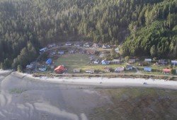 Approximately 150 people live in the Tla-o-qui-aht village of Opitsaht, which is located on the shore of Mears Island across the water from Tofino. (Eric Plummer photo)