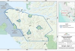 The survey covers 6,127 square kilometres - an area comprising one fifth of Vancouver Island. (Geoscience BC map)