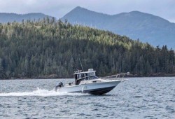 Russell Hanson has acquired two boats for salvage timber collection, water taxi services and fishing charters. (Submitted photo)