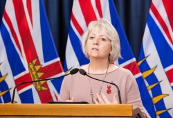 Bonnie Henry, B.C.’s provincial health officer, is urging the government to offer expand its supply of prescribed drugs to include heroin, fentanyl and stimulants. (Province of B.C. photo)