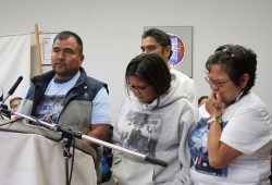 Curtis Dick spoke on behalf of the grieving family of a young man killed in Ahousaht over the Labour Day weekend..