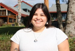 Dezerae Joseph supports Tla-o-qui-aht women and girls throughout court proceedings.