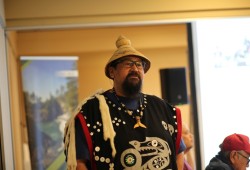 Acting Ahousaht Tyee Ha’wilth Hasheukumiss, Richard George, says the federal government did not fairly consult his First Nation when it announced that open-net pens must be phased out of Pacific salmon farming in 2029. (Eric Plummer photos) 