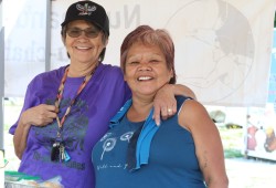 These volunteers from the Hesquiaht First Nation are among the many who help the games run each year.