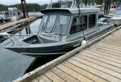 Tom Paul and Marsha Thomas started their own water taxi business last fall, investing in a 25-foot, six-passenger aluminum boat. (Submitted photo)