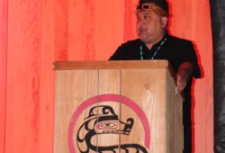 Seitcha, Terry Dorward, was the main speaker for the first Naaʔuu event on May 25.