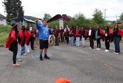 Students of nearby Haahuupayak Elementary School credit survivors for saving the knowledge.