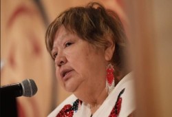 Speaking as a director for the B.C. First Nations Justice Council, Dr. Judith Sayers opposes measure to further criminalize those who use illicit drugs. (BC First Nations Justice Council photo)