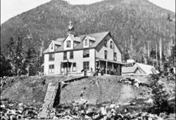 The Christie Indian Residential School operated on Meares Island until the early 1970s. (BC Archives photo)