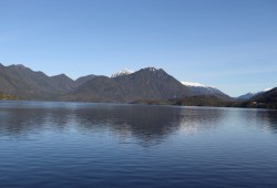 Kennedy Lake stretches along Highway 4, by Ucluelet and Tofino. (Nora O’Malley photo)