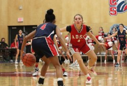 Kura Rorick advances the ball during last year's Totem. (Alexandra Mehl photo)