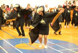 Dancers from Kyuquot perform on May 12.