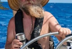Dual U.S. and Canadian citizen Donald Steven Lang allegedly produced images of a minor engaged in sexually explicit conduct aboard his 52-foot sailboat, the Ishi. (FBI photo)