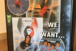 Several pictures were brought to the court by family members who are advocating for justice for Lennox Williams. (Eric Plummer photo)