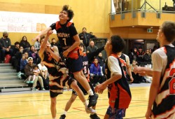 Ahousaht Islanders U17 Louie Thomas won Best Defensive Player. 
