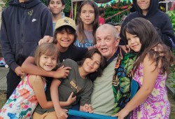 Lambert calls family his “medicine” as he has undergone treatment in Victoria over recent years. 