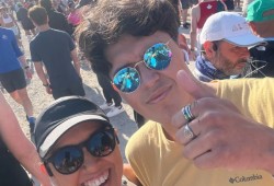 Race day was hotter than expected as an early May heatwave surged over a sea of roughly 25,000 participants from over 60 countries.
