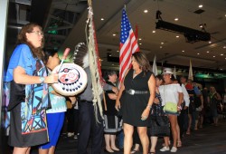 First Nation representatives walk in a procession at the Vancouver Convention Centre at an AFN meeting in 2018. The organization is federally funded, amounting to over $42 million over the last fiscal year. (Eric Plummer photo)
