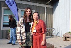 Westcoast Community Resources Society’s Sexual Assault Response Program co-ordinator Jenna Pearce, left, and executive director Laurie Hannah want community members to speak up about sexual violence.