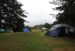 Each July and August clusters of tents appear by the old church, as members of the First Nation seek to reconnect with where their ancestors came from. 