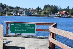 On the morning of Aug. 7 an oil sheen could be seen at the mouth of the Ucluelet harbour, with a diesel smell, according to Dane Stabel, a marine biologist and scientific diver, who lives at the location. 