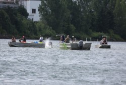 Tseshaht and Hupacasath members fish on the Somass River for Sockeye salmon in July 2024.