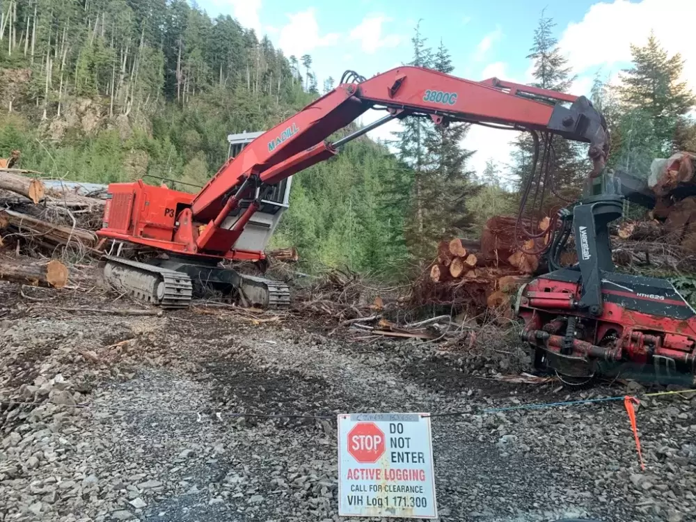 Logging activity near Kyuquot. (Submitted photo)