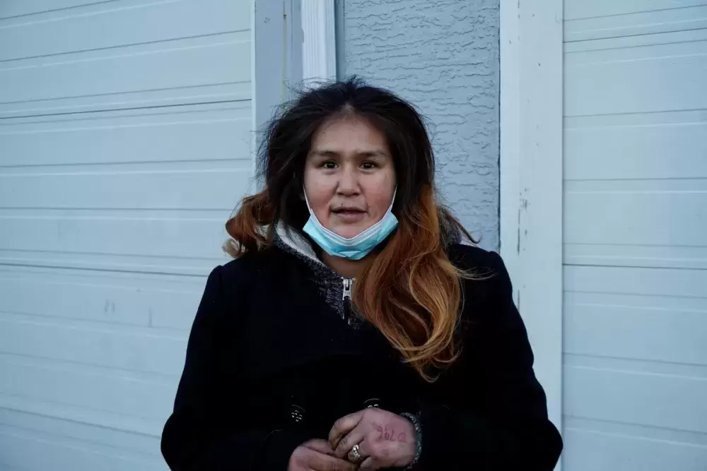 Lydia Williams from Ahousaht First Nation has lived on and off the street of Port Alberni for the past 12 years. She says low-income housing has been extremely hard to find. (Karly Blats photo)