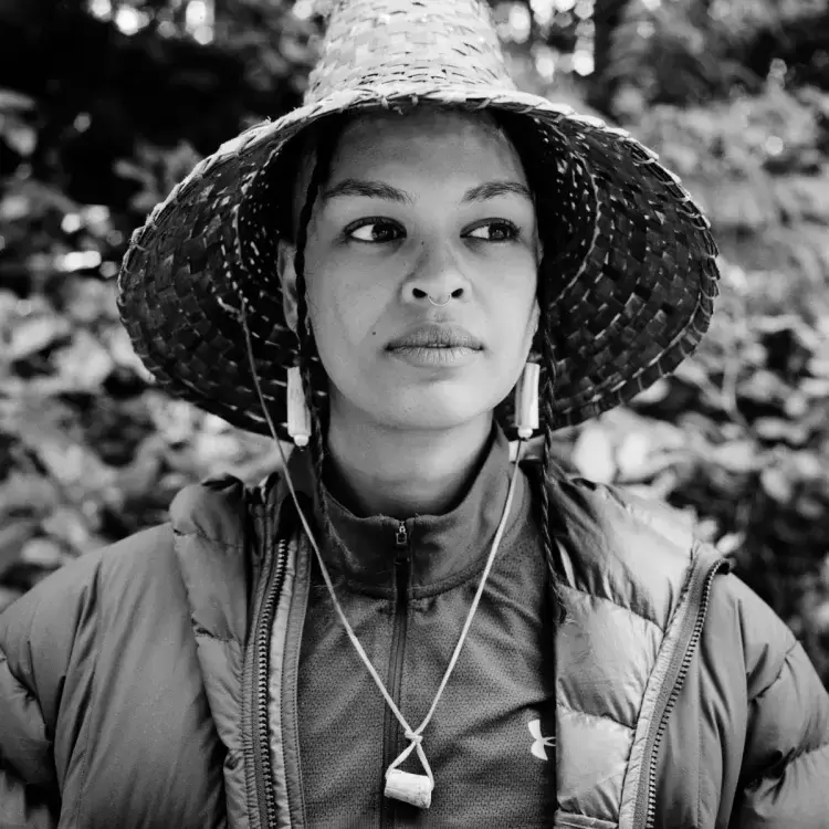 Along with anti-logging, the protests are layered with Indigenous youth fighting against anti-colonial resistance, said Aya Clappis, who is from the Huu-ay-aht First Nation. Clappis joined protestors at the Fairy Creek blockade headquarters, near Port Renfrew, on May 20, 2021. 