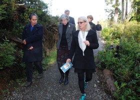 Lt-Gov. on the Tonquin Trail with the Tla-o-qui-aht 2